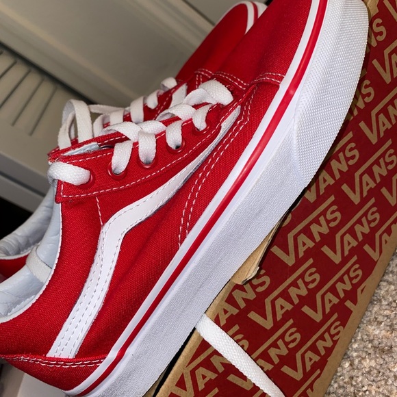 red vans size 6